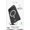 Puro Impact Clear D3O TPU+Pc Case Compatible With Magsafe For Iphone 17 Pro - Transparent - (PUIPC17P63IMPCLD3OTR)