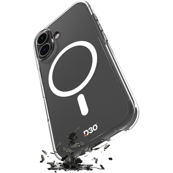 Puro Impact Clear D3O TPU+Pc Magsafe Compatible Case For Iphone 17 - Transparent - (PUIPC1763IMPCLD3OTR)