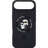 Karl Lagerfeld - Silicone Ring Magsafe - Iphone 17 Air - Black Karl&Choupette - (KLHMP17MSCMKCRHK)