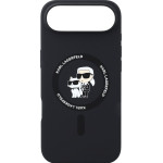 Karl Lagerfeld - Silicone Ring Magsafe - Iphone 17 Air - Black Karl&Choupette - (KLHMP17MSCMKCRHK)