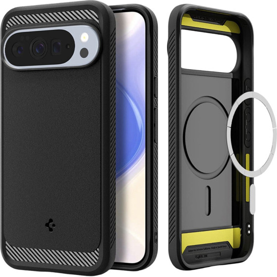 Spigen - Rugged Armor Magsafe - Google Pixel 10 Pro Xl - Matte Black