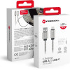 FORCELL Cable Usb A To Usb C F-Energy QC4.0 3A 66W Metal 1 m C234 silver