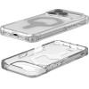 Urban Armor Gear UAG Case Plyo Compatible With Magsafe For Iphone 17 Pro Ice / silver