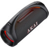Akai �kai ������ ��������� ����� Bluetooth 110W RMS, AUX-IN, Usb �� LED, IPX6 - (Wavestormer)