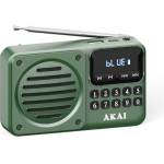 Akai ������� ���� ������ ����� ��������� FM/AM, Bluetooth, USB, Microsd - (APR-300)