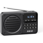 Akai ����� ���� ������ ����� ��������� FM/AM, Bluetooth, USB, Microsd - (APR-300BK)