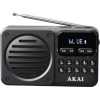 Akai ����� ���� ������ ����� ��������� FM/AM, Bluetooth, USB, Microsd - (APR-300BK)