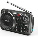 Akai ����� ������ ��������� �� Bluetooth, USB, TF, REC, ����� ���������� ��� �����-2.5W - (APR-500BK)