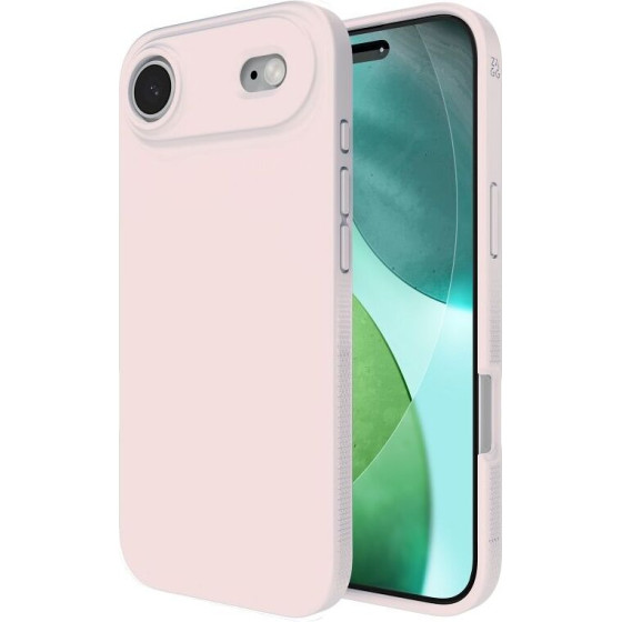 Zagg Case Manhattan Snap Compatible With Magsafe For Iphone 17 Air Pink blush