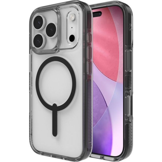 Zagg Case Santa Cruz Snap Compatible With Magsafe For Iphone 17 Pro Jet black