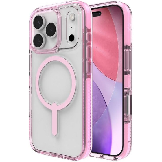 Zagg Case Santa Cruz Snap Compatible With Magsafe For Iphone 17 Pro Pink sorbet
