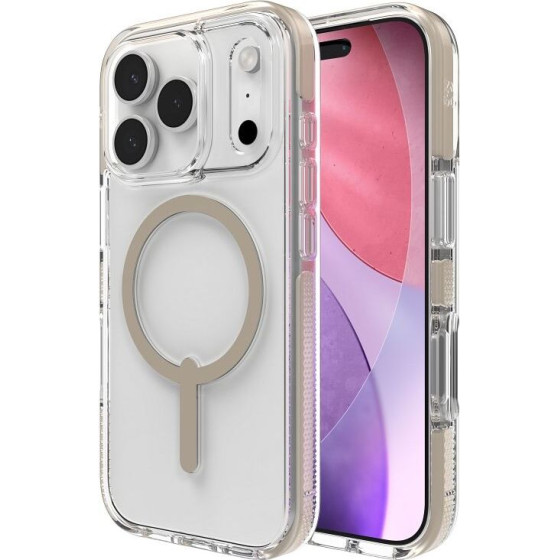 Zagg Case Santa Cruz Snap Compatible With Magsafe For Iphone 17 Pro titanium