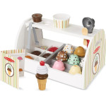 Melissa & Doug Pretend Play: Wood - Ice-Cream Counter (6074905)