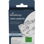 �������� ������� ������ MediaRange (Brother TZ-741/TZe-741) 18mm, 8m, Laminated And Permanent Adhesive, Black On Green - (MRBTZ741)