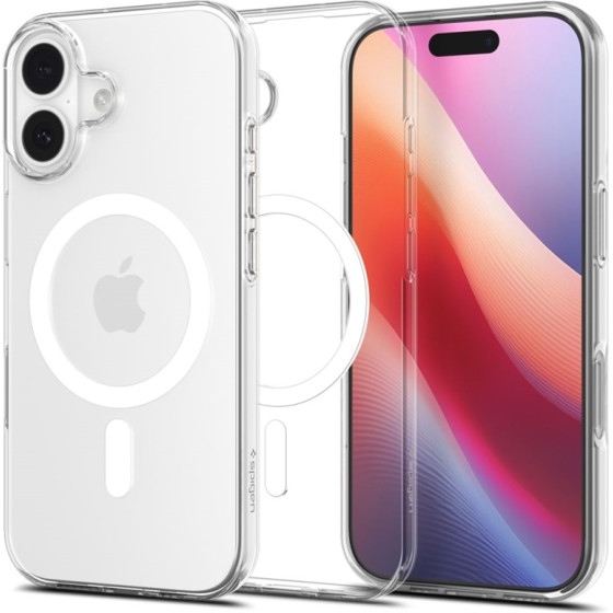 Spigen Liquid Crystal Mag Magsafe - Case For Iphone 17 (Clear/White) - (ACS10397)