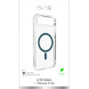 Puro Lite Mag TPU+Pc Case Compatible With Magsafe For Iphone 17 Air - Transparent With Turquoise Ring - (PUIPC1766LITEMPGRN)