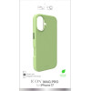 Puro Pure Icon Mag Pro Liquid Silicone Case For Iphone 17, Magsafe Compatible, With Camera Protection And Aluminum Buttons - Green - (PUIPC1763ICONMPGRN)