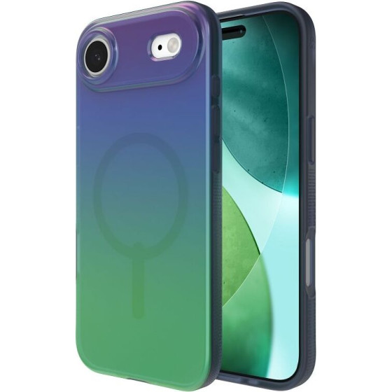 Zagg Case Milan Snap Compatible With Magsafe For Iphone 17 Air Raven feather