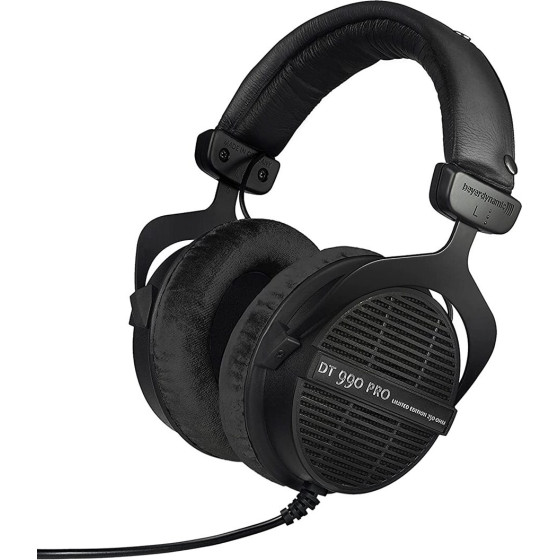 Beyerdynamic Dt 990 Pro 250 Ohm Black Limited Edition - Open Studio Headphones - (43000219)