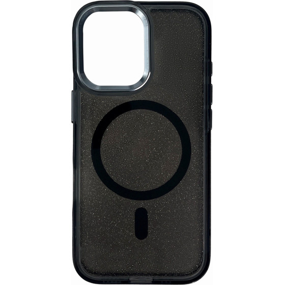 Hurtel Glitter Case Magsafe Compatible For Iphone 17 - Black - (Glitter Case Magsafe Iphone 17 Black)