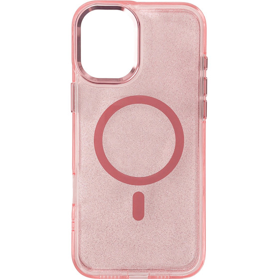 Hurtel Glitter Case Magsafe Compatible For Iphone 17 Pro - Pink - (Glitter Case Magsafe Iphone 17 Pro Pink)