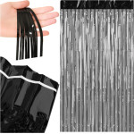 Ruhhy Decorative Curtain 2x1m Black 26172 - (18454-0)