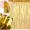 Ruhhy Decorative Curtain 2x1m Gold 26173 - (18453-0)