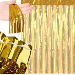 Ruhhy Decorative Curtain 2x1m Gold 26173 - (18453-0)