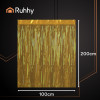 Ruhhy Decorative Curtain 2x1m Gold 26173 - (18453-0)