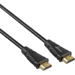 MediaRange Hdmi Premium High Speed With Ethernet Cable, Ver. 2.0, 18 Gbps Ver. 2.1, 4k@60Hz, 2.0m, Black - (MRCS247)