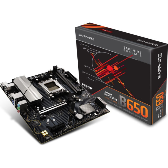 Sapphire B650M-E Motherboard - (52112-04-40G)