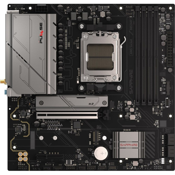 Sapphire Pulse B850M Wifi Amd B850 Socket AM5 Micro Atx - (52123-04-40G)