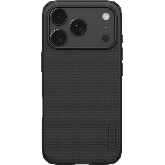 Nillkin Super Frosted Shield Pro Magnetic Case Compatible With Magsafe For Iphone 17 Pro - Black
