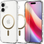 Spigen Case Ultra Hybrid Mag Compatible With Magsafe For Iphone 17 Clear gold
