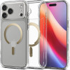 Spigen Case Ultra Hybrid Mag Compatible With Magsafe For Iphone 17 Pro Max Clear gold