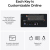 Keychron Q6 He Qmk Wireless Custom Hall Effect Keyboard Purple Switch 100% Us Layout - (Q6H-M1)