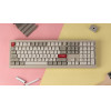 Keychron V6 Max Retro QMK/Via BT/2,4/Wired Custom Mechanical Keyboard Red Switch 100% Us - (V6M-R1)
