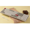 Keychron V6 Max Retro QMK/Via BT/2,4/Wired Custom Mechanical Keyboard Red Switch 100% Us - (V6M-R1)