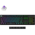 Keychron K10 He Shine-Through Wireless Magnetic Hall Effect Rgb Keyboard 100% Us Layout - (K10H-J1)