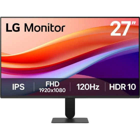 LG Monitor / 27'' Fhd 1920x1080 Ips / 75Hz / Tilt / Vesa / Black - PN: - (27U411A-B)