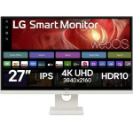 LG Monitor / 27'' 4K Uhd Ips / 60Hz / HDR10 / USB-C / Voice Recognition / Tilt / Vesa - PN: - (27U731SA-W)