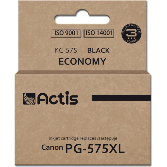 ACTIS Canon Printer ink, Replacement Canon PG-575XL; Supreme; 16,5 ml; Black - (KC-575)