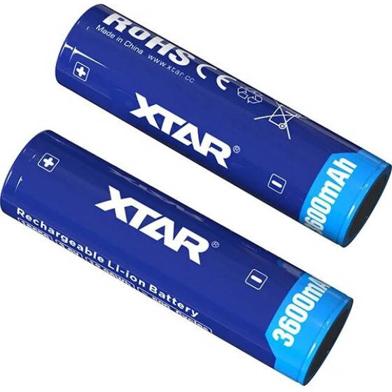 XTAR Battery 18650 3,6V Li-Ion 3600 Mah - (18650-3600)
