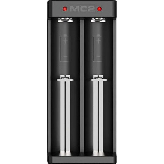 XTAR Battery Charger Li-Ion 18650 USB-C - 2 Slots - (MC2C)