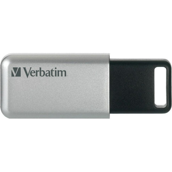 Verbatim Pendrive Secure Pro 32GB Usb 3.2 Gen 1 Srebrny - (98665)