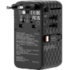 Verbatim Travel Adapter EU/UK/Us Gan 1xUSB-C/1xUSB-A/2xUSB-C Pd 70W Black - (30186)