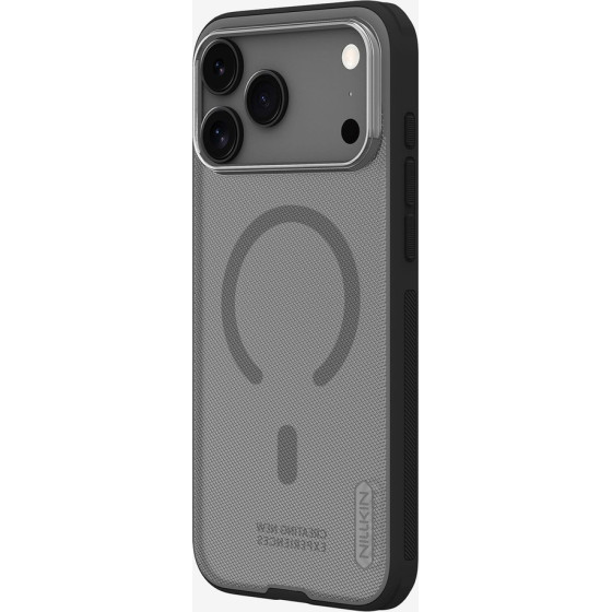 Nillkin Super Frosted Shield Pro Magnetic Case Compatible With Magsafe For Iphone 17 Pro Max - Translucent Black