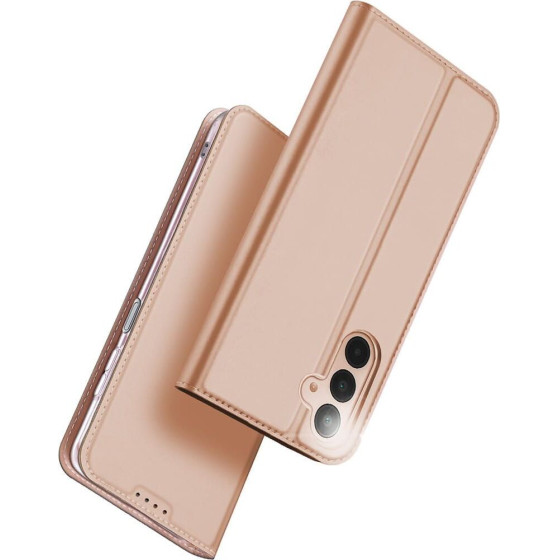 Dux Ducis Wallet Case Skin Pro For Samsung A17 5G rose