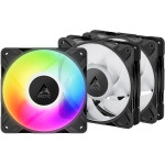 Arctic P12 Pro A-Rgb - 3 Pack - Pwm 120mm Case Fan Value Pack - Max 3000 Rpm - Pwm Regulated - (ACFAN00310A)