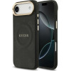 Guess Case Peony Hot Stamp Magsafe For Iphone Air Black - (GUHMP17MPSAMSECK)